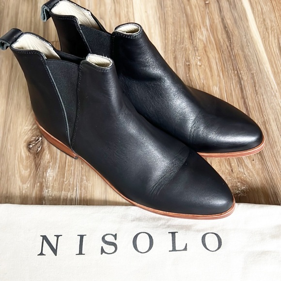 Nisolo Classic Black Chelsea Boot 7.5 - Picture 10 of 15
